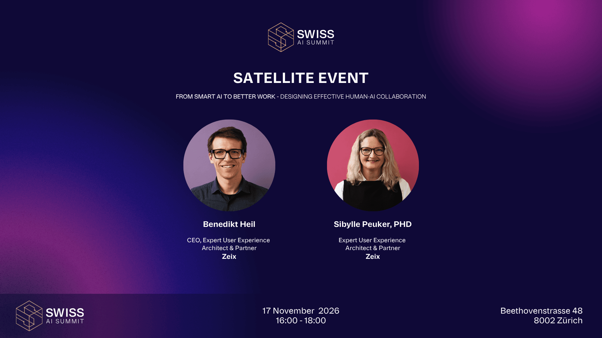 Satellite Event: From Smart AI to Better Work